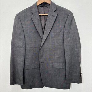 Lauren Ralph Lauren Grey Sport Coat Blazer Jacket Size 40S Career Wedding Guest